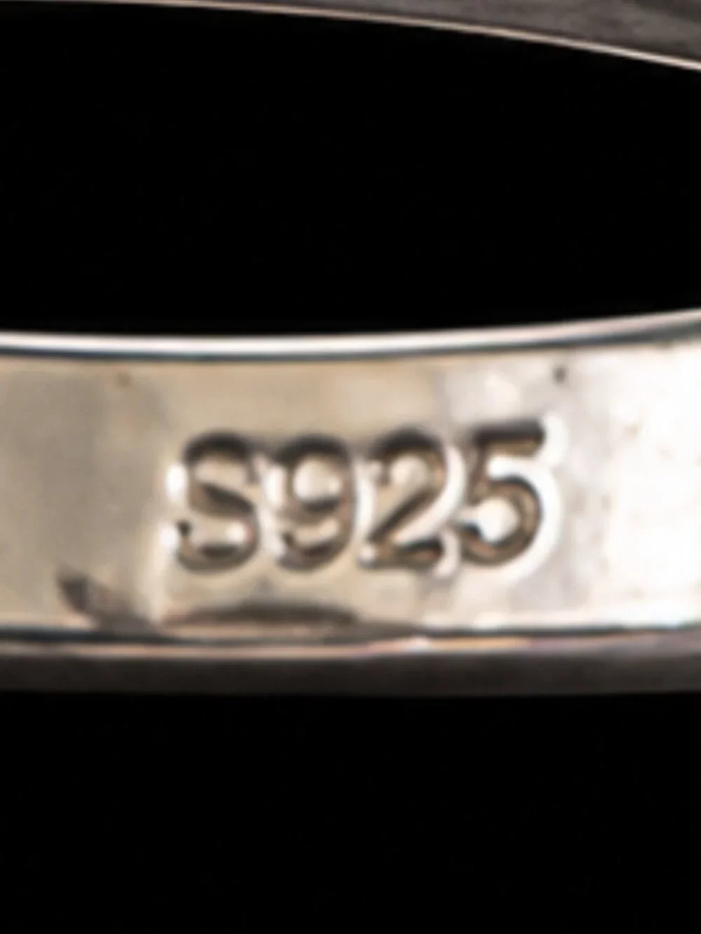 S925 Sterling Silver Green Target Ring Clear Stone Halo Size 9.75-10